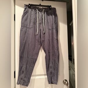 Women's Casual Gray Drawstring Pants
